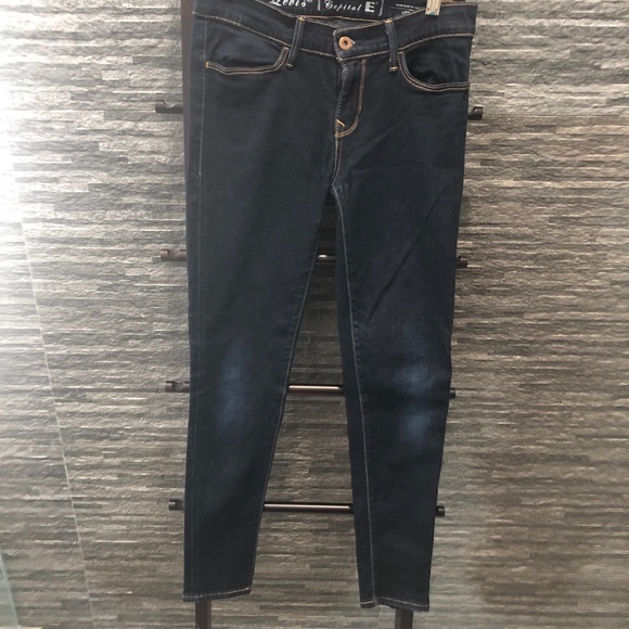 Levi’s Capital W Super Skinny Dark Wash Jeans - Picture 7 of 9